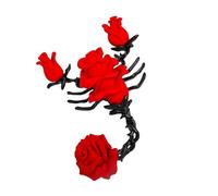 Mysterious Scorpions And Rose Alloy Brooch Handcrafted Drip Oil Techniques Gothic Collar Pin Jewelry Gift Unique Vintage Inspired Chest Accessory