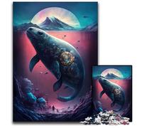 Mysterious Seal JigsawPuzzle 1000 Pieces for Adults Challenging Puzzles Brain Teaser, Adult Game, Family Interactive Activity 50x75CM/19.68x29.52inch