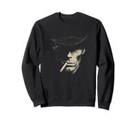 Mysterious Smoking Cowboy Hat Shadow Face Sweatshirt