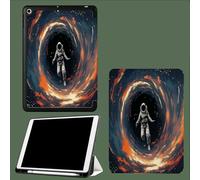 Mysterious Space Pattern Case for iPad (A16) 11th Generation 11 Inch 2025, Tri-fold Stand Leather Cover, Slim Protective Case Smart Cover with Auto Sleep Wake Astronaut