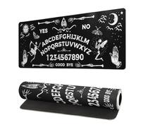 Mysterious Spirit Goth Gaming Mouse Pad 27.6x11.8 Inch Large Desk Mat Black Extended Pads Big Mousepad Non-Slip Rubber Base Keyboard Mat with Stitched Edges for Gaming Laptop Computer PC Desktop