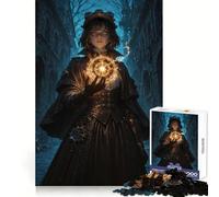 Mysterious Steampunk Enchantress 1000 Piece Jigsaw Puzzles for Adults Jigsaw Fine Logic Toy Quiet Fun Neat Edge Memorable Gift (38x26cm)