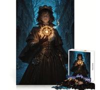 Mysterious Steampunk Enchantress Jigsaw for Teenagers 1000 Pieces Memory Boost Relaxing Fun Pattern Assembly (50x75cm)