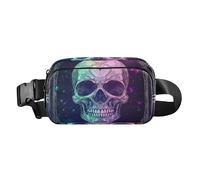 Mysterious Tarot Astrological Skeleton Trendy Crossbody Bag Waist Packs for Men Women Small Crossbody Shoulder Bag with Adjustable Strap for Travel Vacation Running, Mysterious Tarot astrological