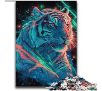 Mysterious Tiger 2000 Piece Jigsaw Puzzle for Adults And Teenagers, Interesting Stress Reduction Parent-child Interaction (70x100cm)