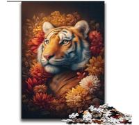 Mysterious Tiger 2000 Piece Jigsaw Puzzle for Adults Teens, Help The Brain Exercise Addictive Toys to Cultivate Patience Perfect Decoration (70x100cm)
