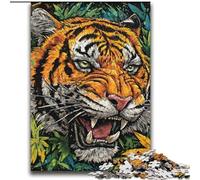 Mysterious Tiger 2000 Piece Jigsaw Puzzles for Adults & Teens, Staycation Kill Time Every Piece Is Unique - Challenging Family Fun Game (70x100cm)