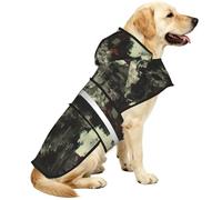 Mysterious Totem Waterproof Dog Raincoat And Rain Jacket For Small Medium Large Dogs With Reflective Stripes And Adjustable Belly Strap