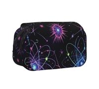 Mysterious trajectory Double-Clamshell Printed Pen Pouch, Oxford Organizer