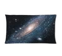 Mysterious Universe Space Series Nebula Asteroid Stars Cosmic Dust Custom King Size Bed Pillowcase DIY Pillowslips Roomy in Size 20 x 36 Inch