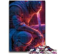 Mysterious Warrior Adult Jigsaw Puzzles 1000 Pieces,Challenging Game And Family Play for Is Ideal As A Gift for The Whole Family (50x75cm)