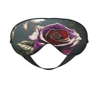 Mysterious Water Giant Rose Soft Eye Mask for Sleeping - Ideal for Women Men and Travel, Comfortable & Adjustable, Perfect for Indoor/Outdoor Use