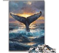 Mysterious Whale 2000 Piece Jigsaw Puzzle for Adults Teens, Perfect for Game Nights, Colorful Toy for Home Gift (70x100cm)