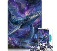Mysterious Whale Adult Puzzles 1000 Pieces,Help The Brain Exercise Addictive Toys to Cultivate Patience Parent-child Interaction (50x75cm)