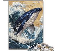 Mysterious Whale Jigsaw Puzzles for Adults 2000 Jigsaws, Educational Games Home Decoration Deal As Gifts for The Whole Family (70x100cm)