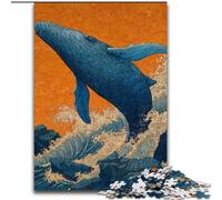 Mysterious Whale Jigsaw Puzzles for Teenagers, for Age 14+ Fun Games Fun Activities at Home, Birthday Gifts, Travel Gifts (50x75cm)