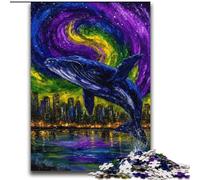 Mysterious Whale JigsawPuzzle 2000 Pieces for Adults, Challenging Game And Family Play Artists Collection, Fine Art for Age 14 Years Up (70x100cm)