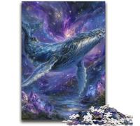 Mysterious Whale JigsawPuzzle 2000 Pieces for Adults,Challenging To Complete But Fun And Humorous with Matching Poster And Trivia Sheet (70X100cm)