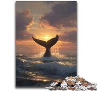 Mysterious Whale JigsawPuzzle 2000 Pieces for Adults,Family Game Stress Reliever Difficult Challenge Great Gifts And Toys (70X100cm)