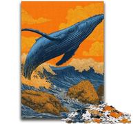 Mysterious Whale JigsawPuzzle 2000 Pieces for Teenagers,Stress Reliever Difficult Challenge Unique Home Decor And Gifts (70X100cm)