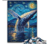 Mysterious Whale Puzzles for Adults 2000 Pieces, Challenging Game And Family Play with Matching Poster And Trivia Sheet (70x100cm)