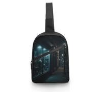 Mysterious Window on The Street Sling Bag Cross Body Bag Waist Pack