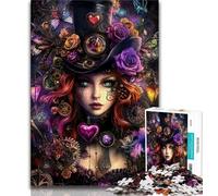 Mysterious Witch JigsawPuzzle 1000 Pieces for Adults,Decompressing Intellectual Educational Toy Birthday Present,Gifts,Wall Art (38x26cm)