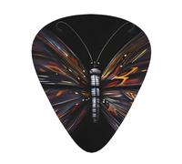Mystery Butterfly Guitar picks 12 pieces, ABS material, smooth edges, comfortable feel, 3 optional thicknesses