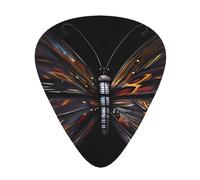 Mystery Butterfly Guitar Plectrum Set Of 12, Including 3 Thicknesses Of Plectrums For Acoustic Guitars, #Ukuleles And More.