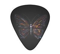 Mystery Butterfly Guitar Plectrums Classical Triangle Bass Acoustic And Electric Guitar Plectrums For Guitarists 12 Pieces