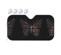 Mystery Butterfly Medium Car Windshield Sunshade - Quick Cooling in The car in Summer, Portable Storage Sunshade