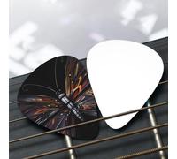 Mystery Butterfly Patterned guitar pick set - (thin/medium/thick), widely compatible with all kinds of stringed instruments,