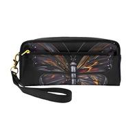 Mystery Butterfly Small Makeup Bag.Stylish doublesided Printed Portable Cosmetic Bag, Multifunctional Storage Bag for Women