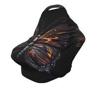 Mystery Butterfly Versatile full-print Stroller Chair Cover/Nursing Cover, specially designed for your baby
