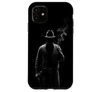 Mystery Cowboy Silhouette Case for Western Noir Art Case for iPhone 11