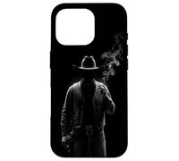 Mystery Cowboy Silhouette Case for Western Noir Art Case for iPhone 16 Pro