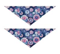 Mystery cute dog bandanas Adjustable Bib Handkerchief Cute Pet Accessories for Dogs Cats S
