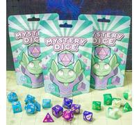 Mystery Dice Goblin - Mystery DnD Dice Set, over 150 unique sets! 7PC Polyhederal Dice Set Dungeons and Dragons Dice Blind Box DND Gifts