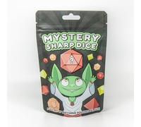 Mystery Dice Goblin Sharp Mystery Dice Set, 7 Polyhedral Dice for Tabletop Gaming, Acrylic, Multi-Coloured