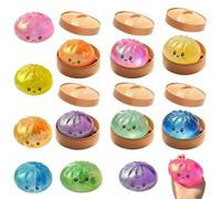 Mystery Dumpling Galaxy Edition , Squishy Bun The Original Galaxy Dumpling , Random 1 Pcs Slow-Rising Dumpling Shaped Stress Relief Ball for Adults and Teens (D-1)