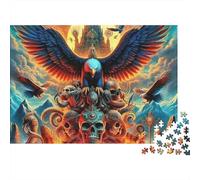 Mystery Eagle Unique 1000 Pieces Animal Fantasy Puzzle Paper Jigsaw for Adults Brain Training, Educational Wall Art Animal Puzzle 70x50cm/1000pcs