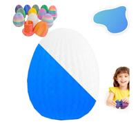 Mystery Egg Maze Box Gift, Money Maze Puzzle Box, Puzzle Box for Adults, Reusable 3D Printed Brain Teaser with Hidden Compartment for Cash Treasures, For Birthday, Christmas Easter (Luminous Blue)