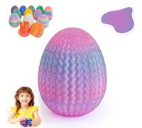 Mystery Egg Maze Box Gift, Money Maze Puzzle Box, Puzzle Box for Adults, Reusable 3D Printed Brain Teaser with Hidden Compartment for Cash Treasures, For Birthday, Christmas Easter (Crystal Color)