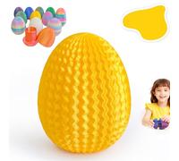 Mystery Egg Maze Box Gift, Money Maze Puzzle Box, Puzzle Box for Adults, Reusable 3D Printed Brain Teaser with Hidden Compartment for Cash Treasures, For Birthday, Christmas Easter (Silk Gold)