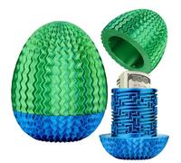 Mystery Egg Puzzle Box Easter Gift, 3D Printed Fidget ADHD Toy, Easter Gifts for Kids Adults, Reusable Surprise Box Funny Birthday Gifts for Men Women.