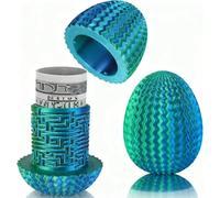 Mystery Egg Puzzle Box, Easter Gifts for Him Her, Easter Eggs Money Maze Puzzle Box for Cash Gifts, 3D Printed Brain Teaser Puzzle Toy for Adults Teens, Novelty Birthday Gift