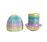 Mystery Egg Puzzle Box, Money Box for Cash Gift Birthday, 3D Maze Gift Box with Hidden Compartment for Cash, Treasures, Reusable Surprise Money Holder for Birthdays, Christmas, Easter (E)