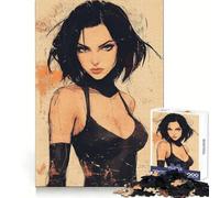 Mystery Girl Jigsaw Puzzles for Adults 1000 Mind Exercise Toy Relax Time Design Assembly (38x26cm)