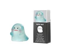 Mystery Glow-in-The-Dark Ghost Blind Box,Mini Luminous Ghost Figures Collectible, Random Resin Halloween Ghosts Figurines, Cute Blind Bag Collectible Toys for Desk, Shelf & Party Decor (blue 1pcs)