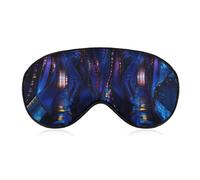 Mystery Kaleidoscopic Fashion Sleep Eye Mask Soft Covers for Sleeping with Adjustable Strap